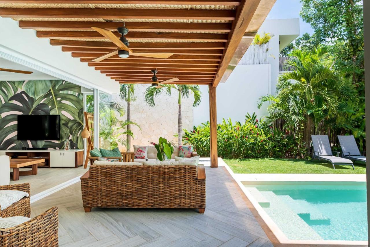 Villa Ek'Balam & Villa Flamingo, Luxury Villas, Private Pool, Private Garden, Jacuzzi, 24H Security Tulum Exterior photo