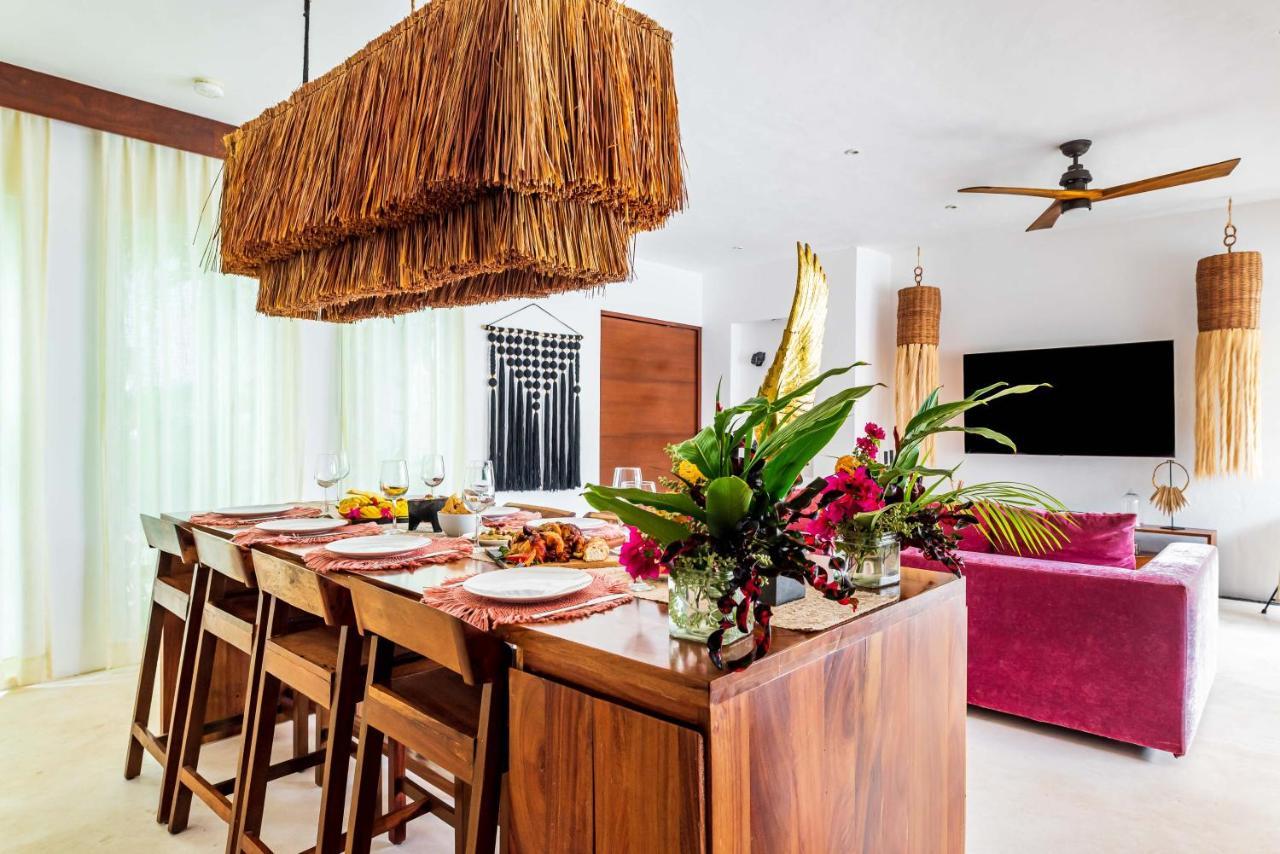 Villa Ek'Balam & Villa Flamingo, Luxury Villas, Private Pool, Private Garden, Jacuzzi, 24H Security Tulum Exterior photo