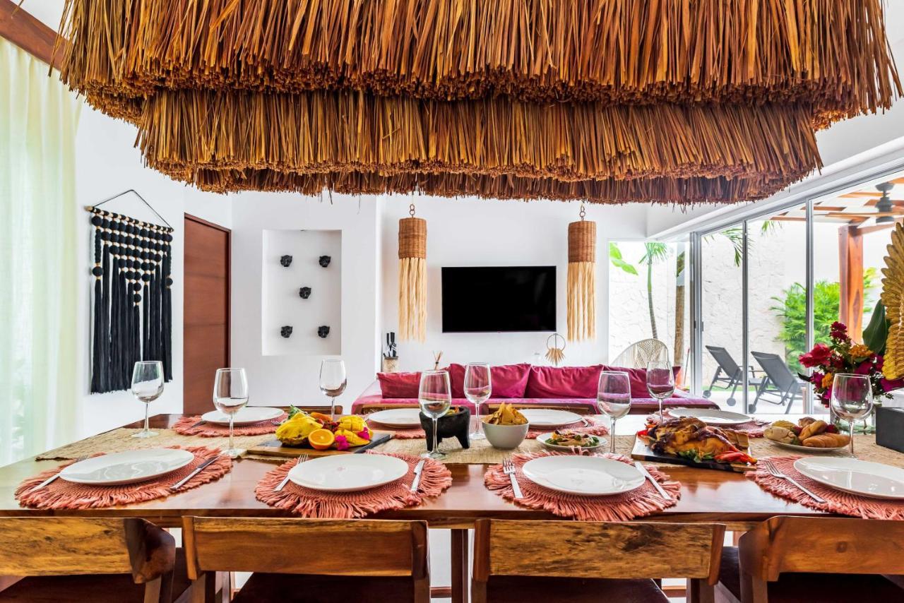 Villa Ek'Balam & Villa Flamingo, Luxury Villas, Private Pool, Private Garden, Jacuzzi, 24H Security Tulum Exterior photo