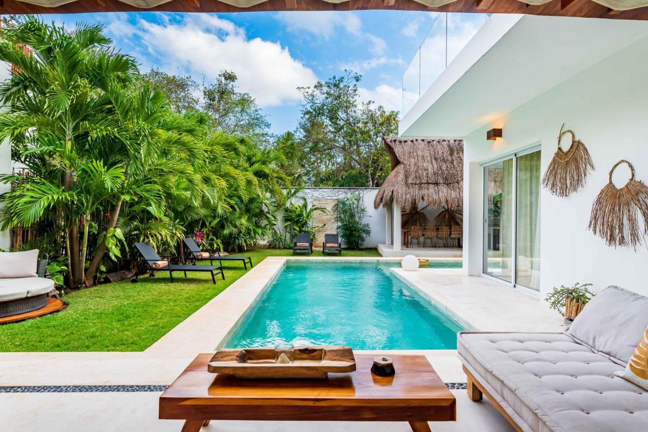 Villa Ek'Balam & Villa Flamingo, Luxury Villas, Private Pool, Private Garden, Jacuzzi, 24H Security Tulum Exterior photo