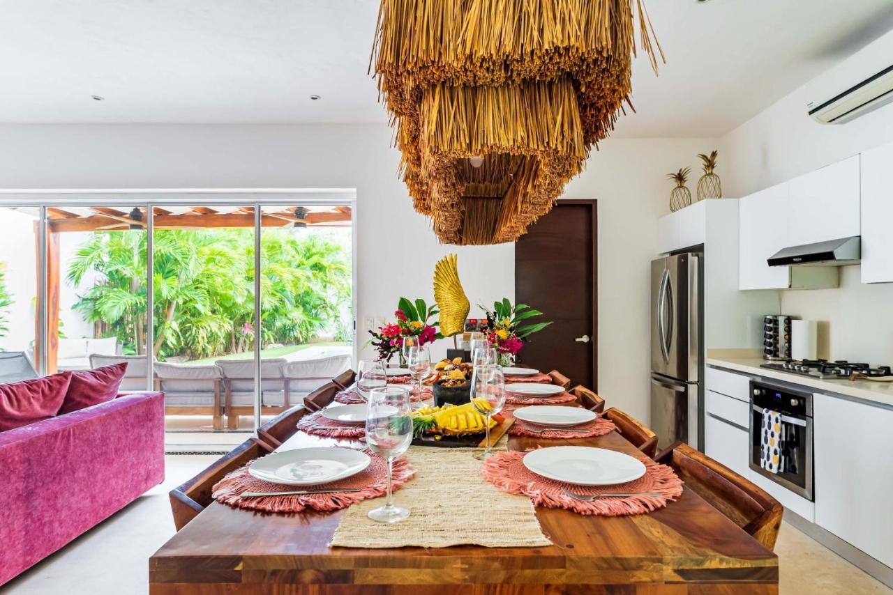 Villa Ek'Balam & Villa Flamingo, Luxury Villas, Private Pool, Private Garden, Jacuzzi, 24H Security Tulum Exterior photo