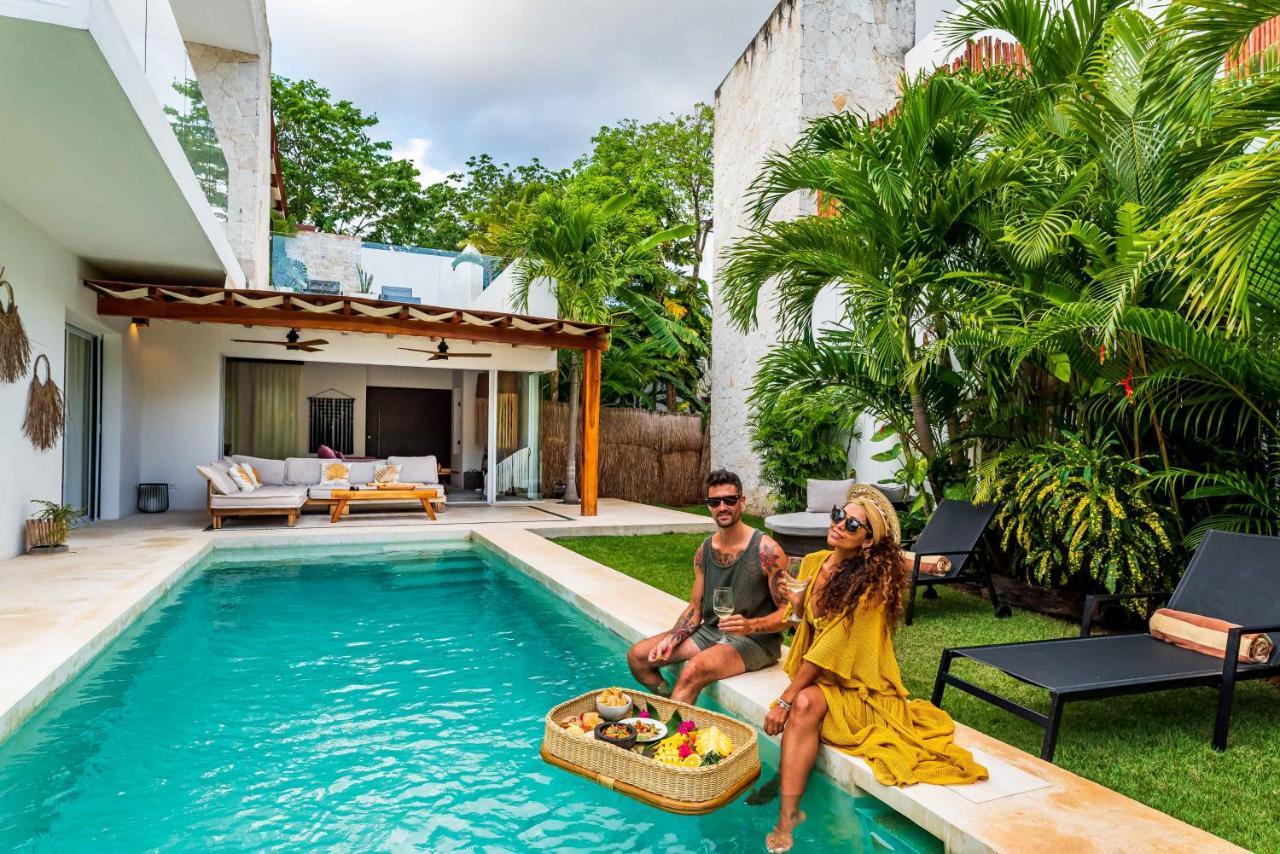 Villa Ek'Balam & Villa Flamingo, Luxury Villas, Private Pool, Private Garden, Jacuzzi, 24H Security Tulum Exterior photo